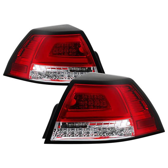 Spyder Pontiac 08-09 G8 V2 LED bar tail lights red