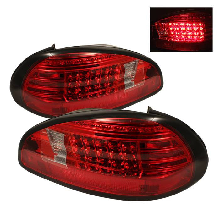 Spyder Pontiac 97-03 Grand Prix LED tail lights red