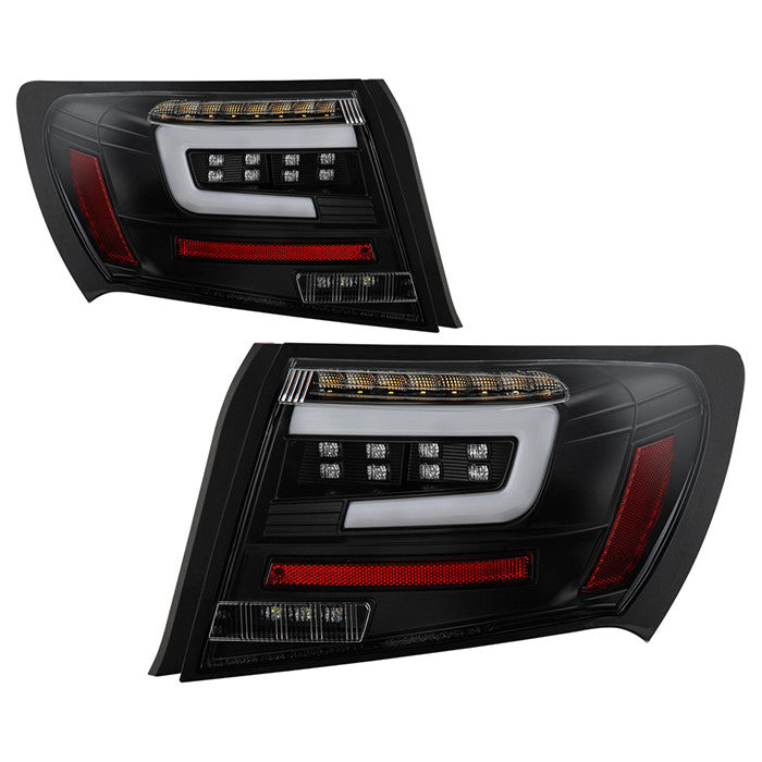 Spyder Subaru Impreza 08-11 WRX 4DR LED tail lights black