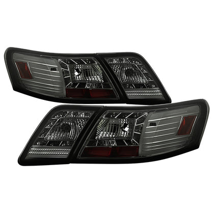 Spyder Toyota 07-09 Camry LED tail lights smoke ALT-YD-TCAM07-LED-SM display