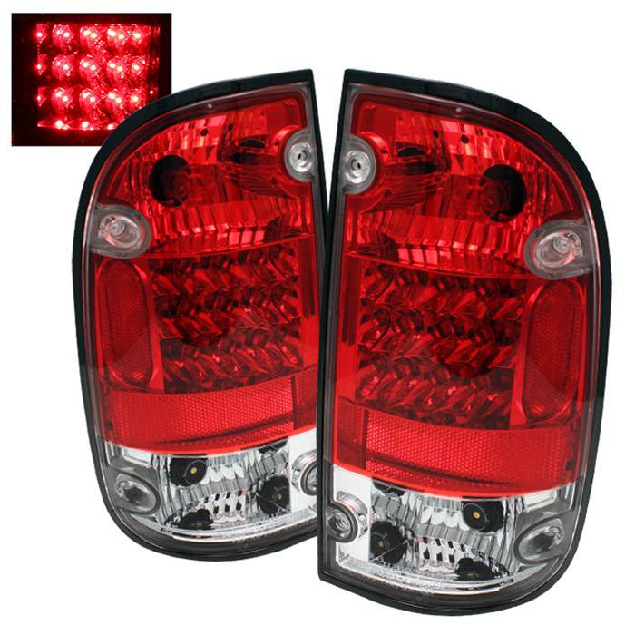 Spyder Toyota 01-04 Tacoma LED tail lights red