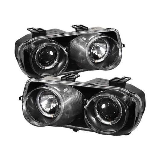 Acura Integra 94-97 Halo Projector black Headlights