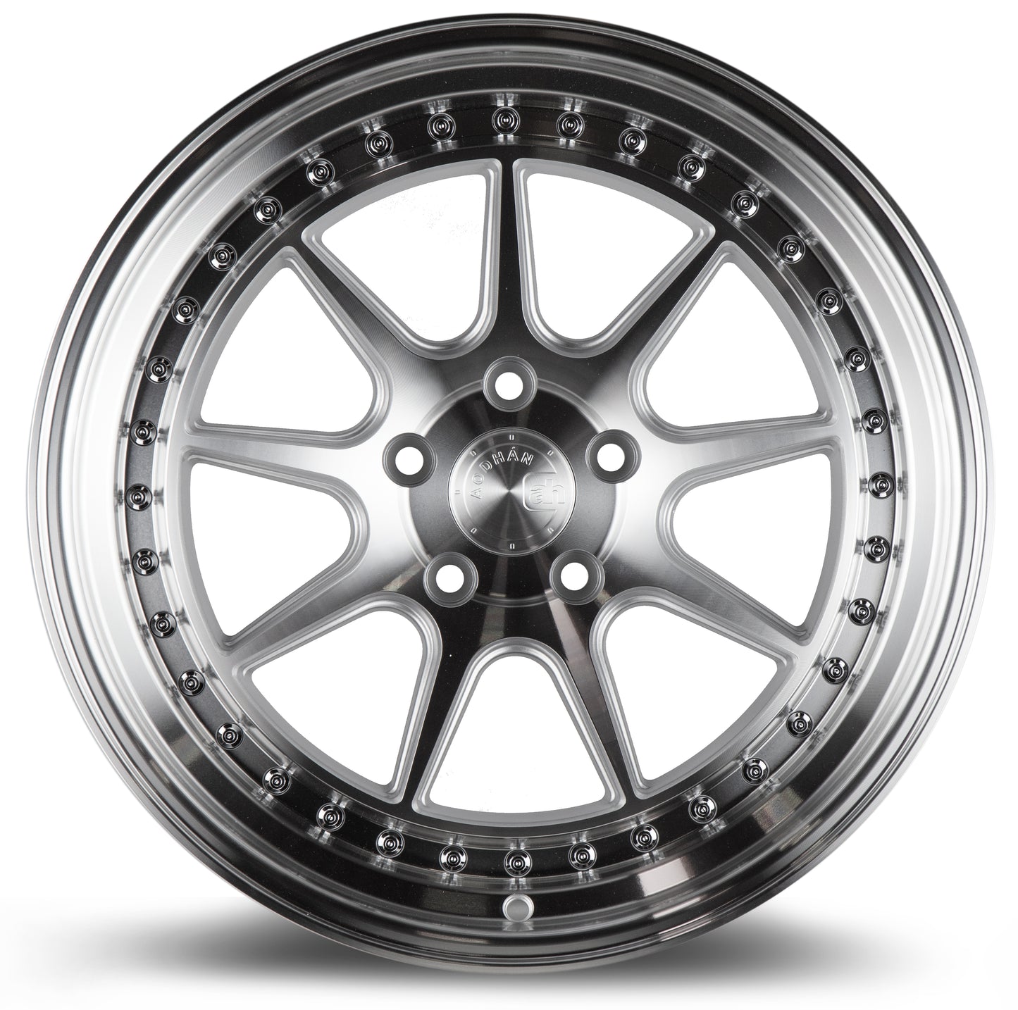 Aodhan DS-X 19-inch wheel, 9.5 in width, silver machined finish, 5x114.3