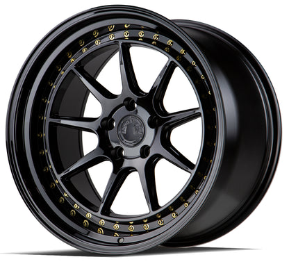 Aodhan DS-X 19x11 Gloss Black semi-forged wide stance wheel rim