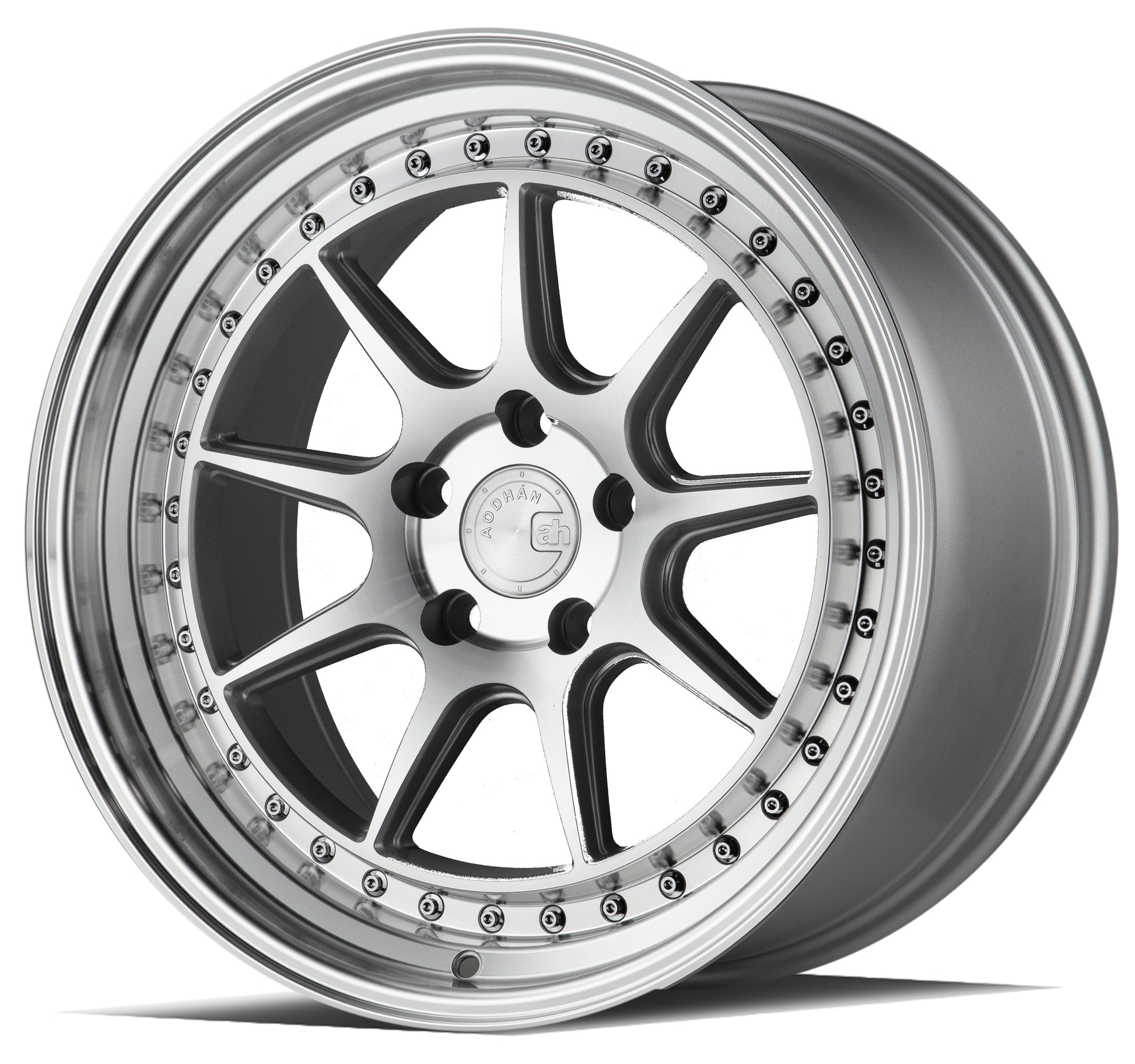 Aodhan DS-X 19x11 Silver Machined Face lightweight deep dish wheel rim