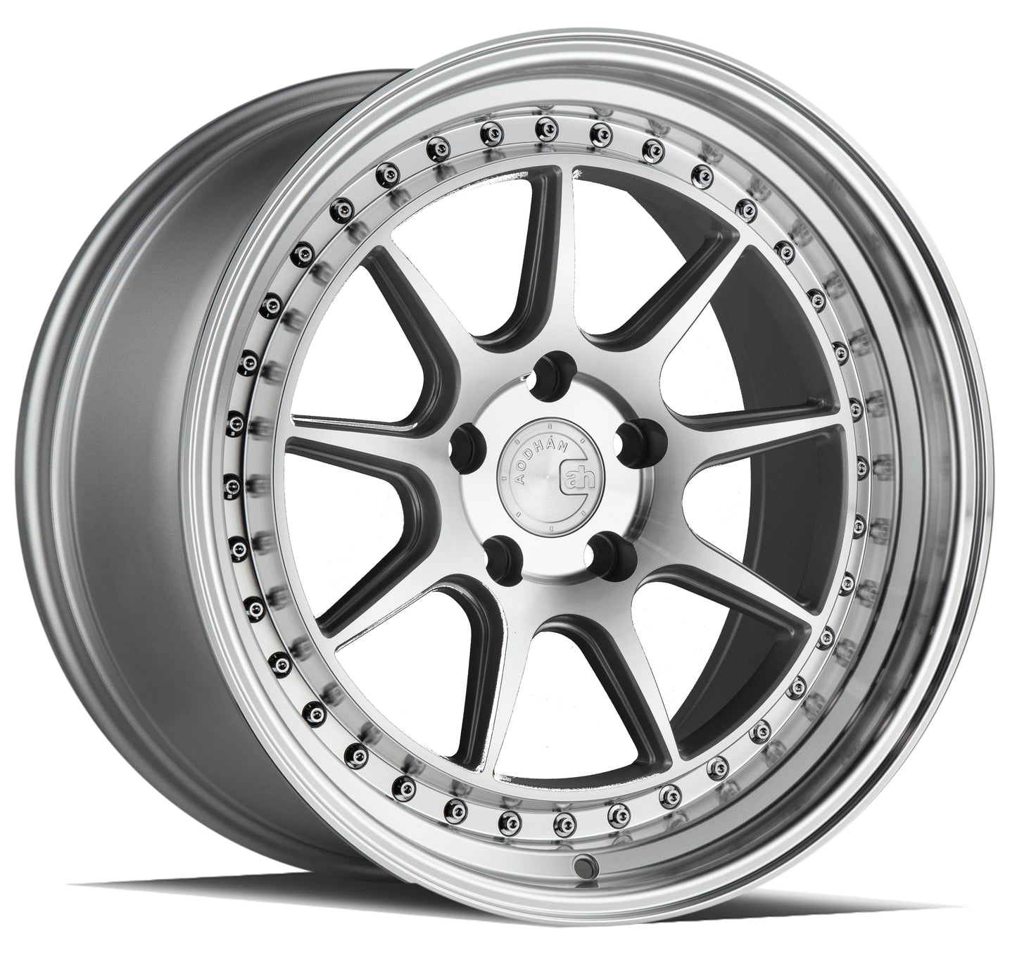 Aodhan DS-X 19x11 semi-forged silver machined face performance wheel