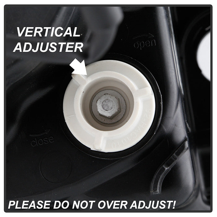 Toyota Tundra 14-21 LED Bar Projector Headlights Black adjuster for adjustment