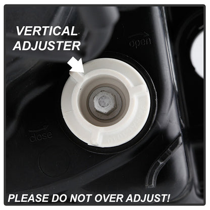 Toyota Tundra 14-21 LED Bar Projector Headlights Black adjuster for adjustment