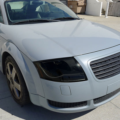 Projector Headlights W/ Led Light Bar Installed Audi Tt