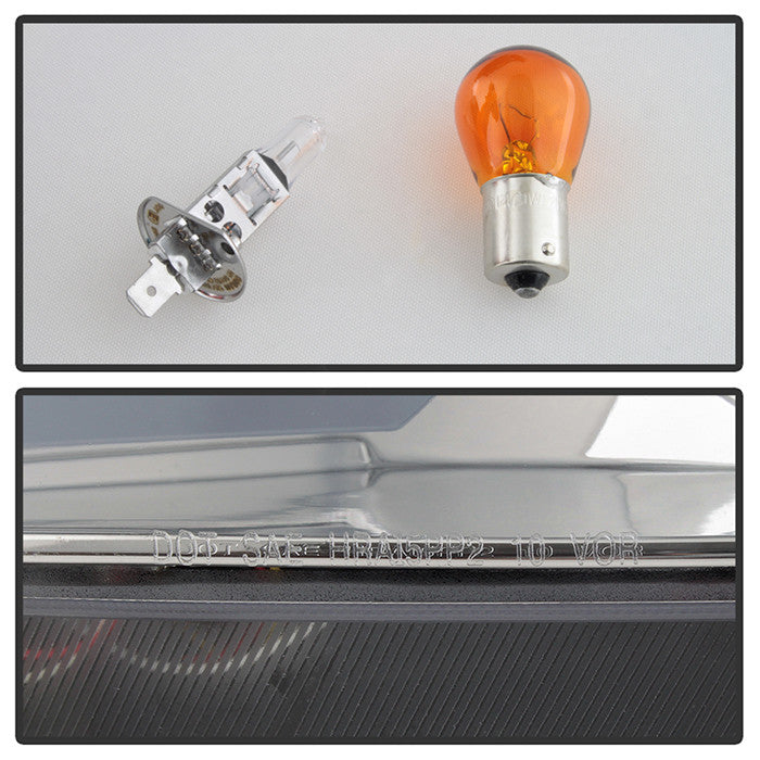 BMW E90 2007 4DR V2 projector Headlights Chrome