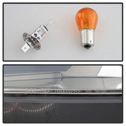 BMW E90 2007 4DR V2 projector Headlights Chrome