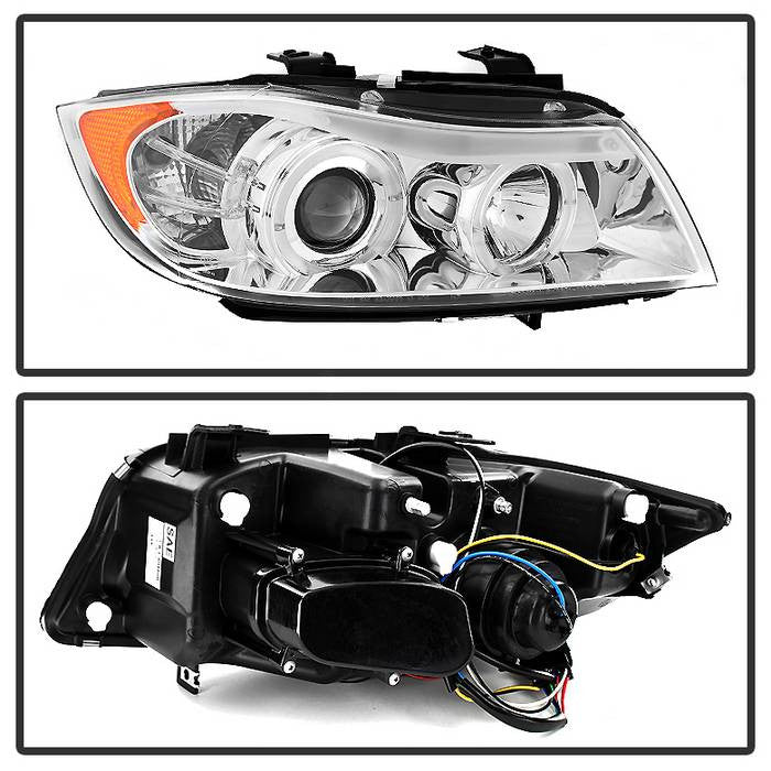 BMW E90 3-Series 2006 Chrome Headlights