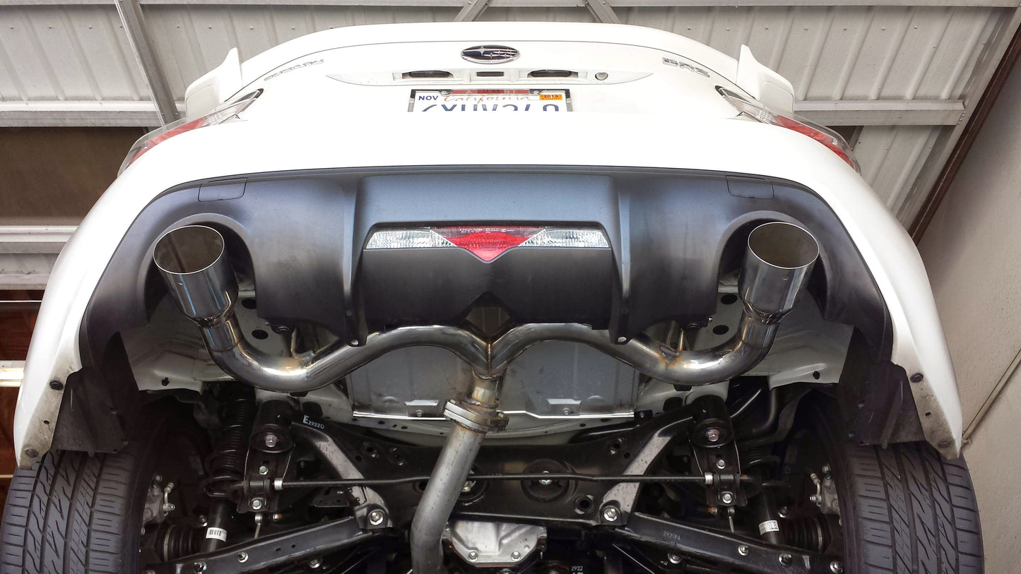 BRZ racing super light weight exhaust