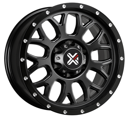 DX4 16x8.5 GEAR 5x5.5 5x139.7 matte black wheels