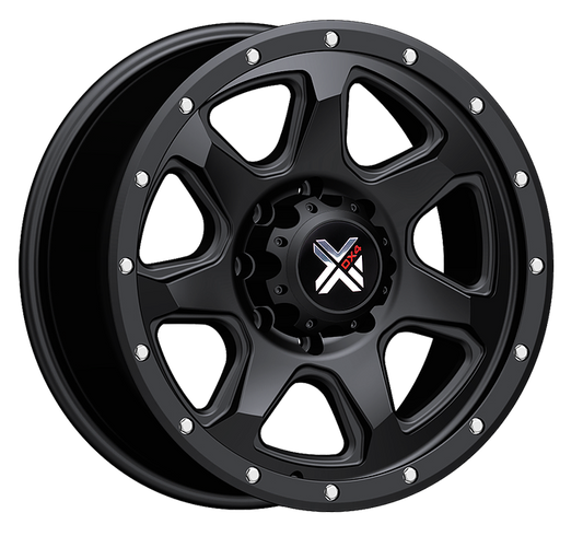 DX4 20x9 STORM 5x5.5 5x139.7 Matte black wheels