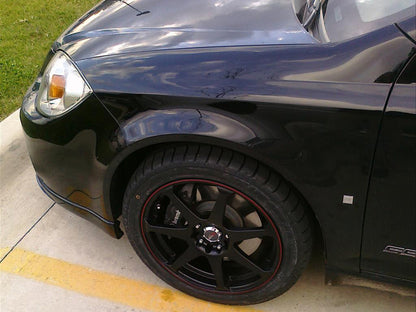 installed on Drag Dr-33 Wheels 17x7.5 5x100 5x114.3 Matte Black /w Red Stripe Rims