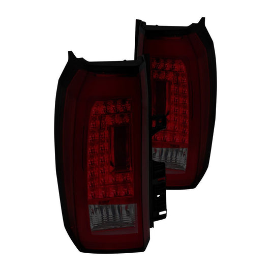 Spec-D 15-20 Chevrolet Tahoe LED Tail Lights Red Smoked
