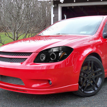 Dual Halo Projector Headlights W/ Led Installed Chevrolet Cobalt