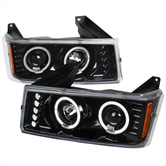 Spec-D 04-12 Chevy Colorado Projector Headlights Black