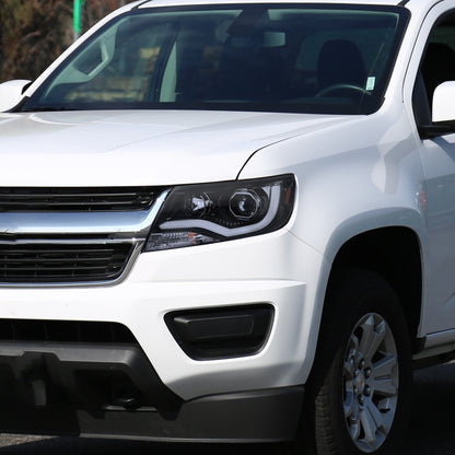 2015-20 Chevy Colorado Projector Headlights Black Smokedd