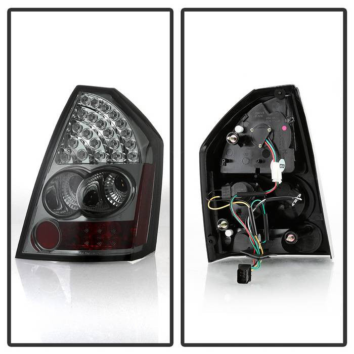 Spyder Chrysler 05-07 300C LED taillights smoke