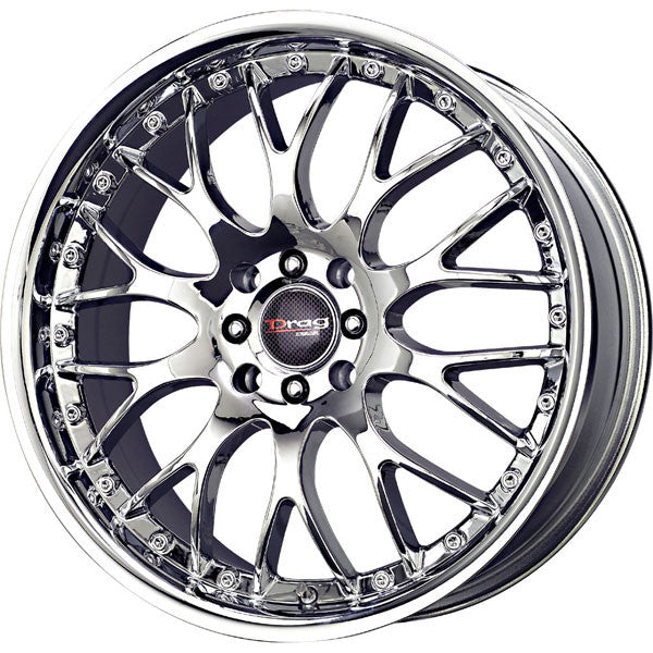 Drag Wheels Dr-19 17X7.5 Et72.56 5X120 Chrome Rims