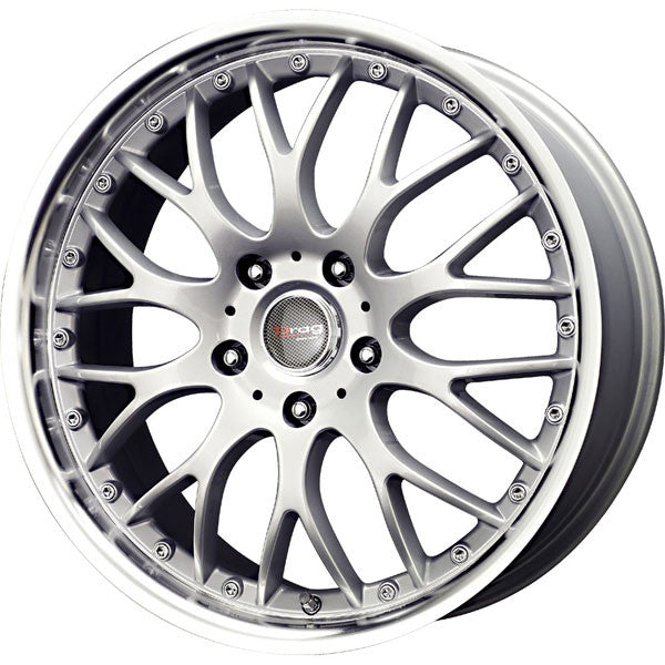 Drag Wheels Dr-19 18X7.5 5X100 5X114.3 Silver Rims