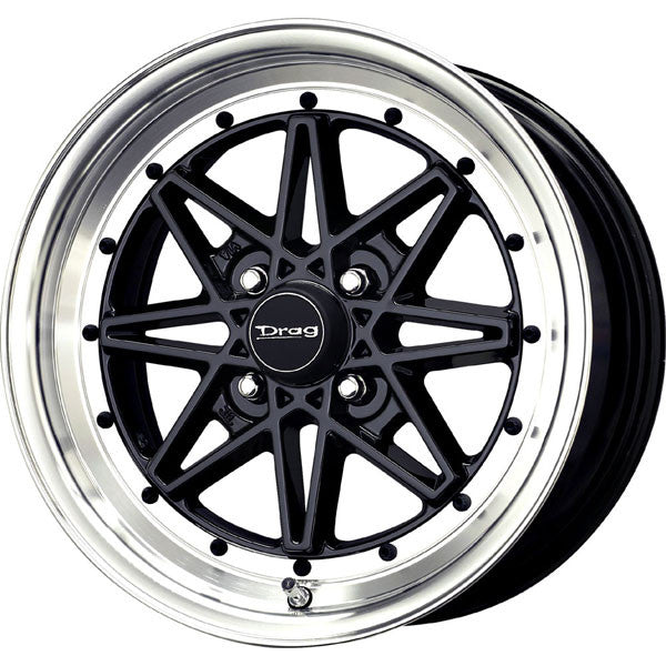 Drag Wheels Dr-20 15X7 4X114.3 Et0 Gloss Black Rims