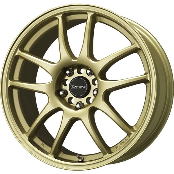 Drag Wheels Dr-31 18X8 5X100 5X114.3 Et35 Flat Gold Full Rims