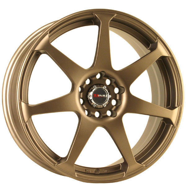 Drag Wheels Dr-33 18X7.5 5X100 5X114.3 Rally Bronze Full Rims