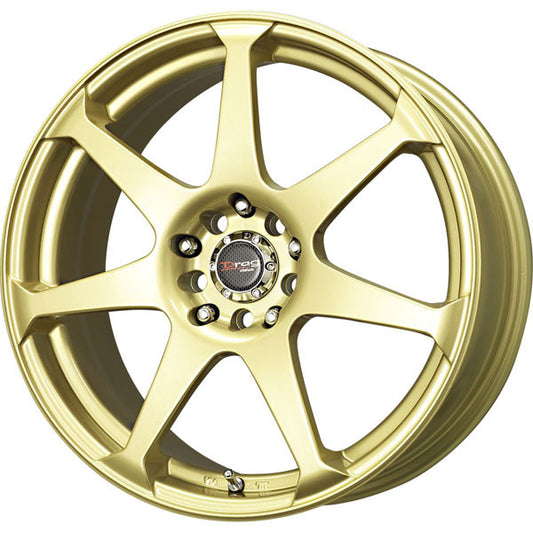 Drag Wheels Dr-33 17X7.5 5X100 5X114.3 Gold Full Rims