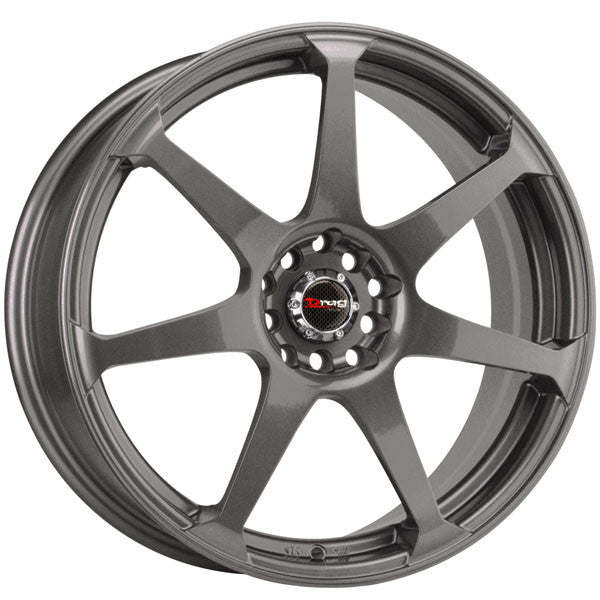 Drag Wheels Dr-33 18X7.5 5X100 5X114.3 Gun Metal Full Rims