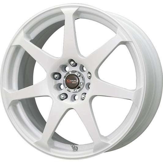 Drag Wheels Dr-33 17X7.5 4X100 4X114.3 White Full Rims