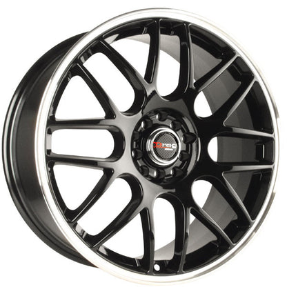 Drag Wheels Dr-34 17X7.5 4X100 4X114.3 Gloss Black Rims