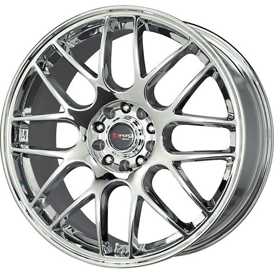 Drag Wheels Dr-34 17X7.5 5X100 5X114.3 Et45 Chrome Rims