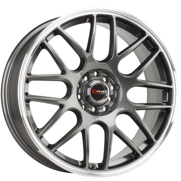 Drag Wheels Dr-34 17X7.5 5X100 5X114.3 Et45 Gun Metal Rims