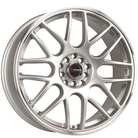 Drag Wheels Dr-34 17X7.5 5X110 5X105 Silver Mesh Rims