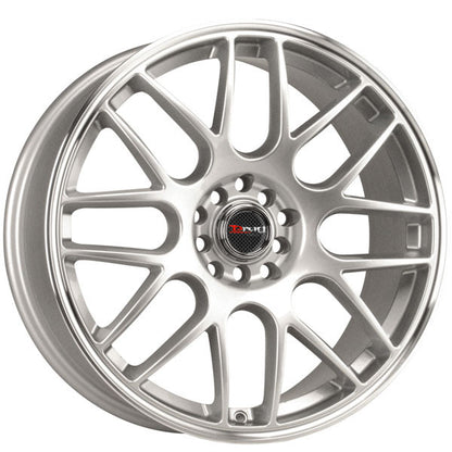 Drag Wheels Dr-34 17X7.5 4X100 4X114.3 Silver Rims