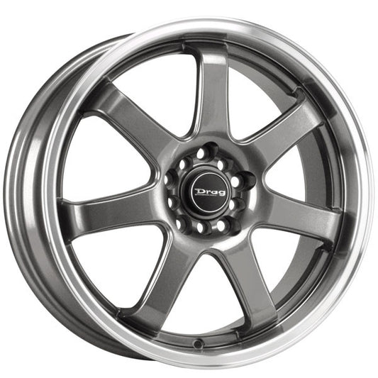 Drag Wheels Dr-35 18X7.5 5X100 5X114.3 Gun Metal Rims