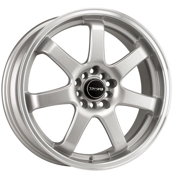 Drag Wheels Dr-35 18X7.5 5X100 5X114.3 Silver Rims