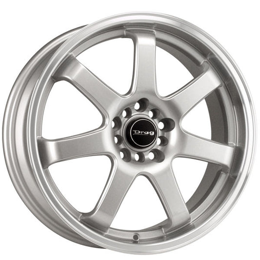 Drag Wheels Dr-35 18X7.5 5X100 5X114.3 Silver Rims