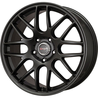 Drag Wheels Dr-37 19X8.5 5X120 Et30 Flat Black Full Mesh Rims