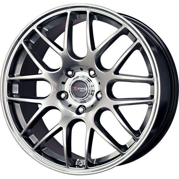 Drag Wheels Dr-37 18X8.5 5X112 Et30 Hyper Black Full Mesh Rims