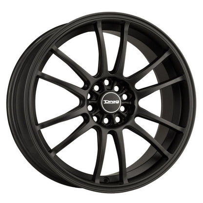 Drag Wheels Dr-38 17X8 5X100 5X114.3 Et35 Flat Black Full Rims