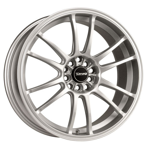 Drag Wheels Dr-38 17X8 5X100 5X114.3 Et47 Silver Full Rims