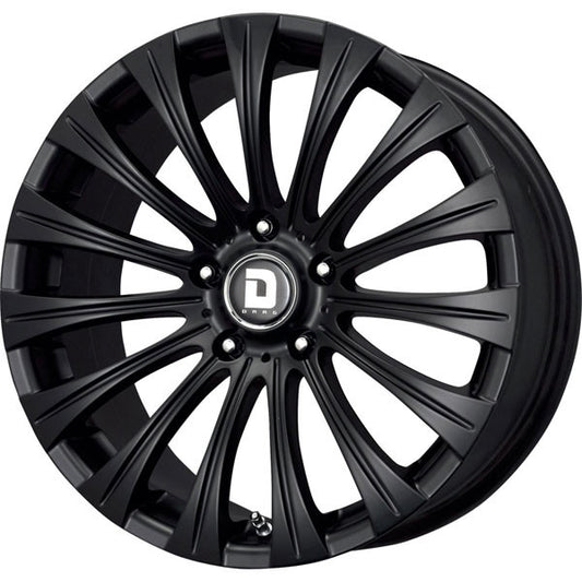 Drag Wheels Dr-043 17X8 5X108 Matte Black Euro Style Rims