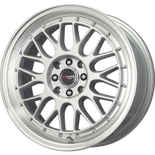 Drag Wheels Dr-44 15X7 4X100 4X114.3 Silver Rims