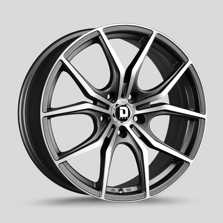 Drag Wheels Dr-67 19X8 5X114.3 Gunmetal Machine Face Rims