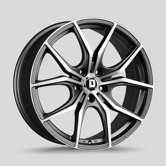 Drag Wheels Dr-67 19X8 5X114.3 Gunmetal Machine Face Rims