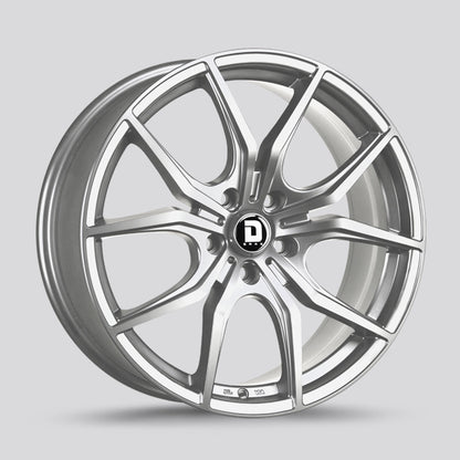 Drag DR-67 Wheels 19x8 5x112 Platinum Silver Full Rims